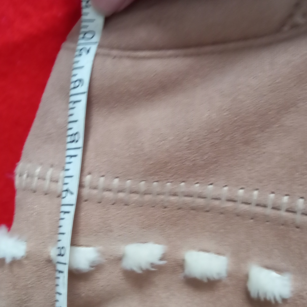 Novelti Women's Faux Fur Trimmed Coat - Beige 2X - Picture 4 of 10